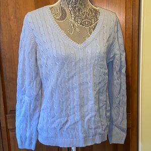 Loft cable knit sweater